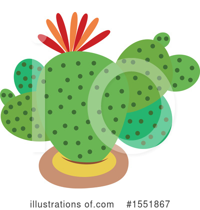 Cactus Clipart #1551867 by Cherie Reve