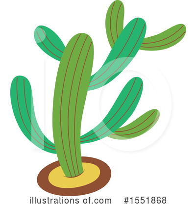 Cactus Clipart #1551868 by Cherie Reve