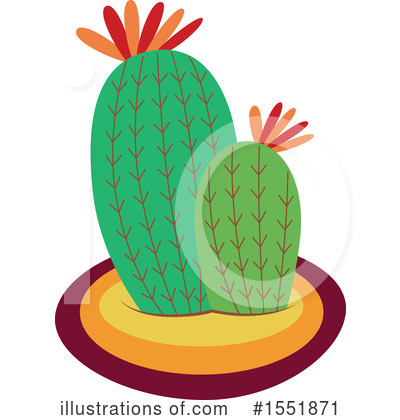 Cactus Clipart #1551871 by Cherie Reve