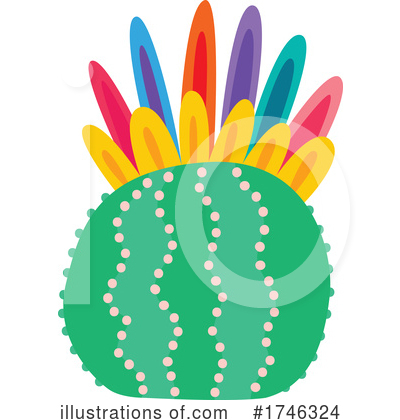 Royalty-Free (RF) Cactus Clipart Illustration by Vector Tradition SM - Stock Sample #1746324