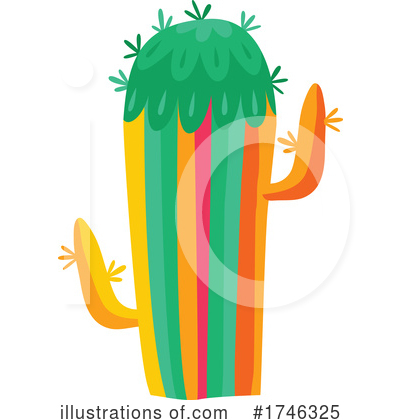 Royalty-Free (RF) Cactus Clipart Illustration by Vector Tradition SM - Stock Sample #1746325