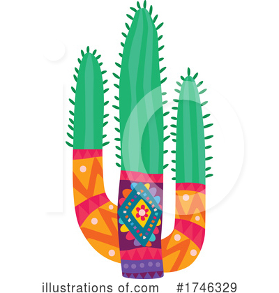 Royalty-Free (RF) Cactus Clipart Illustration by Vector Tradition SM - Stock Sample #1746329