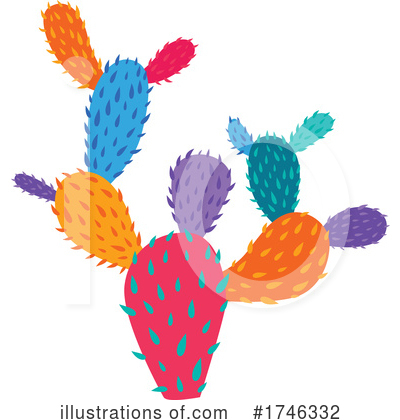 Royalty-Free (RF) Cactus Clipart Illustration by Vector Tradition SM - Stock Sample #1746332