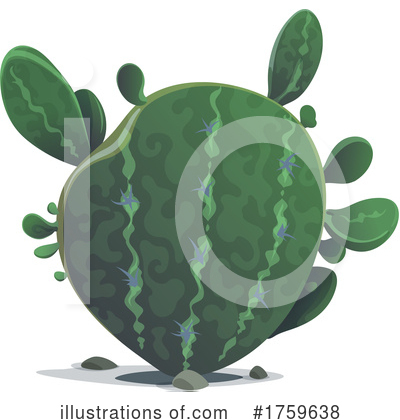 Royalty-Free (RF) Cactus Clipart Illustration by Vector Tradition SM - Stock Sample #1759638