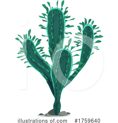 Royalty-Free (RF) Cactus Clipart Illustration by Vector Tradition SM - Stock Sample #1759640
