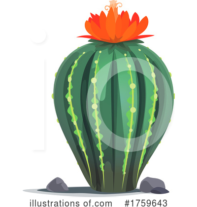 Royalty-Free (RF) Cactus Clipart Illustration by Vector Tradition SM - Stock Sample #1759643