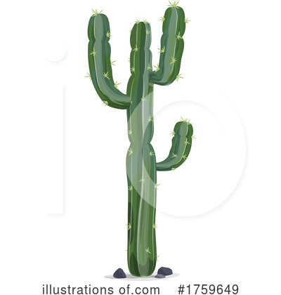 Royalty-Free (RF) Cactus Clipart Illustration by Vector Tradition SM - Stock Sample #1759649