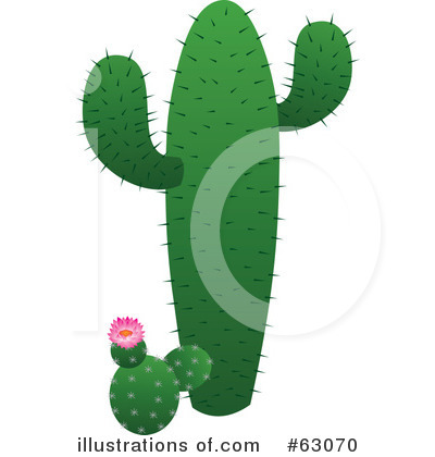 Royalty-Free (RF) Cactus Clipart Illustration by Rosie Piter - Stock Sample #63070