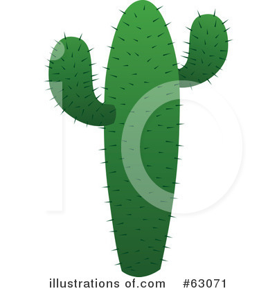 Royalty-Free (RF) Cactus Clipart Illustration by Rosie Piter - Stock Sample #63071