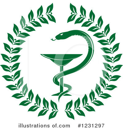 Royalty-Free (RF) Caduceus Clipart Illustration by Vector Tradition SM - Stock Sample #1231297