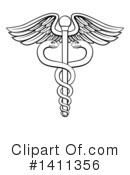 Caduceus Clipart #1411356 by AtStockIllustration