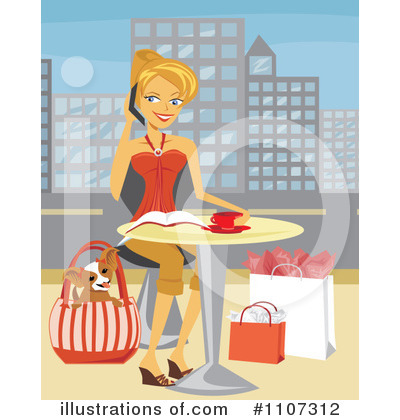 Shopping Bags Clipart #1107312 by Amanda Kate