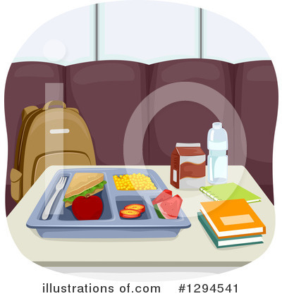 Royalty-Free (RF) Cafeteria Clipart Illustration by BNP Design Studio - Stock Sample #1294541