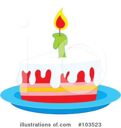Birthday Cake Clipart #103523 by Alex Bannykh