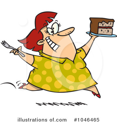 Royalty-Free (RF) Cake Clipart Illustration by toonaday - Stock Sample #1046465