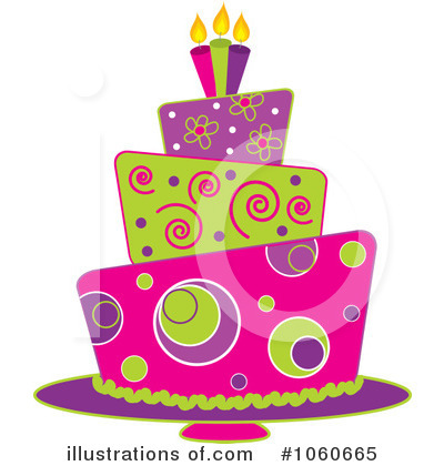 Royalty-Free (RF) Cake Clipart Illustration by Pams Clipart - Stock Sample #1060665