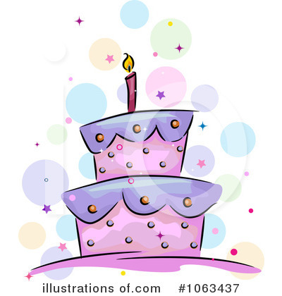 Royalty-Free (RF) Cake Clipart Illustration by BNP Design Studio - Stock Sample #1063437