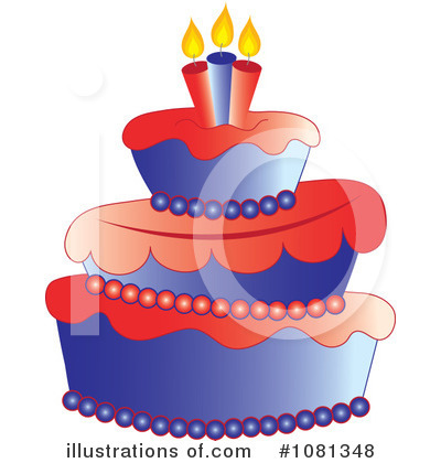 Royalty-Free (RF) Cake Clipart Illustration by Pams Clipart - Stock Sample #1081348