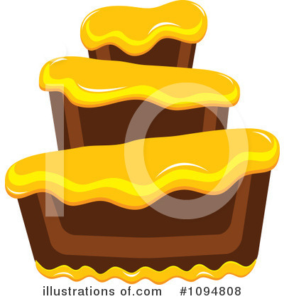 Royalty-Free (RF) Cake Clipart Illustration by Pams Clipart - Stock Sample #1094808