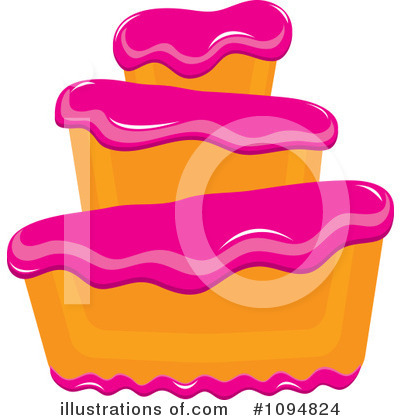 Royalty-Free (RF) Cake Clipart Illustration by Pams Clipart - Stock Sample #1094824