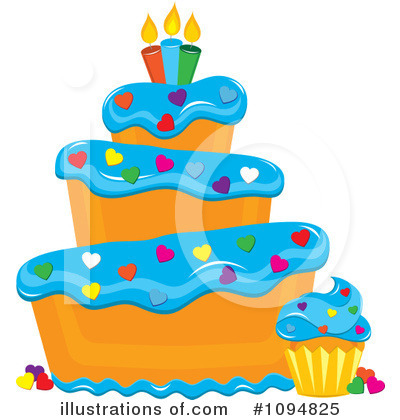 Royalty-Free (RF) Cake Clipart Illustration by Pams Clipart - Stock Sample #1094825