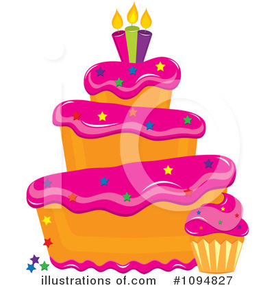 Birthday Cake Clipart #1094827 by Pams Clipart