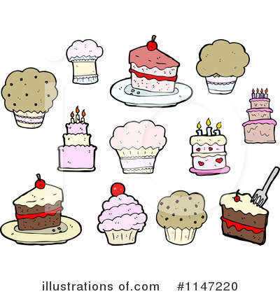 Royalty-Free (RF) Cake Clipart Illustration by lineartestpilot - Stock Sample #1147220