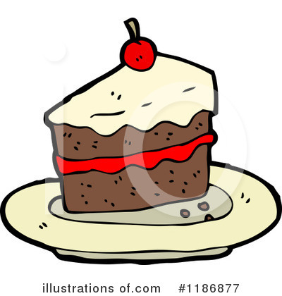 Royalty-Free (RF) Cake Clipart Illustration by lineartestpilot - Stock Sample #1186877