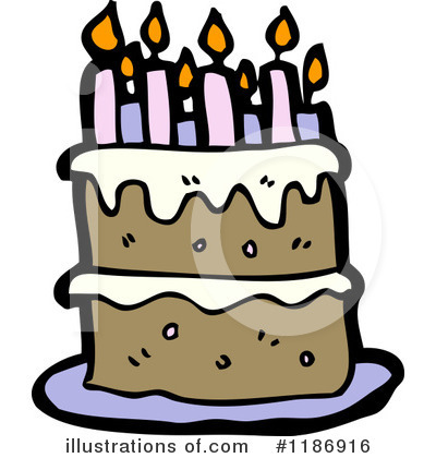 Birthday Cake Clipart #1186916 by lineartestpilot