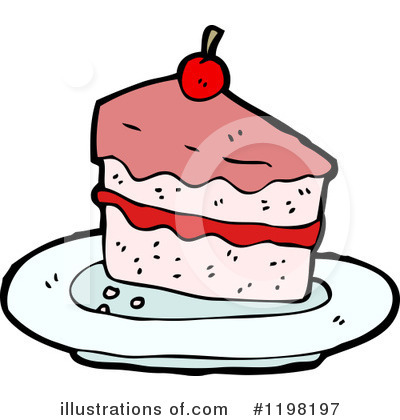 Cake Clipart #1198197 by lineartestpilot