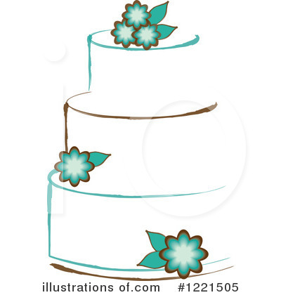 Royalty-Free (RF) Cake Clipart Illustration by Pams Clipart - Stock Sample #1221505