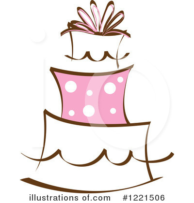 Royalty-Free (RF) Cake Clipart Illustration by Pams Clipart - Stock Sample #1221506