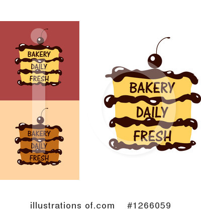 Royalty-Free (RF) Cake Clipart Illustration by Vector Tradition SM - Stock Sample #1266059