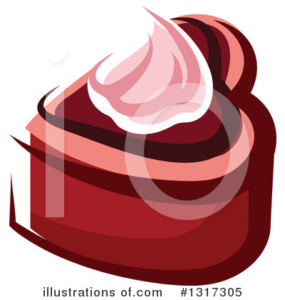 Royalty-Free (RF) Cake Clipart Illustration by Vector Tradition SM - Stock Sample #1317305