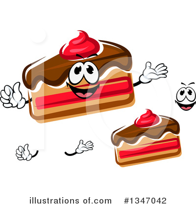 Royalty-Free (RF) Cake Clipart Illustration by Vector Tradition SM - Stock Sample #1347042