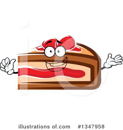 Royalty-Free (RF) Cake Clipart Illustration by Vector Tradition SM - Stock Sample #1347958