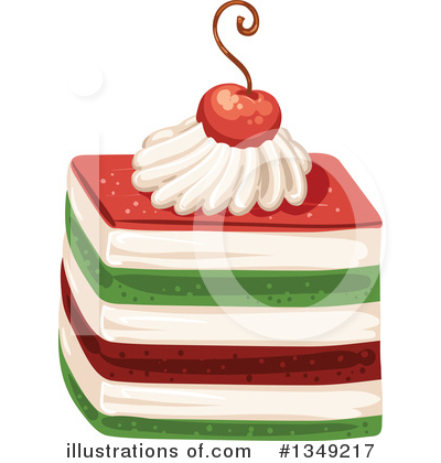 Royalty-Free (RF) Cake Clipart Illustration by merlinul - Stock Sample #1349217