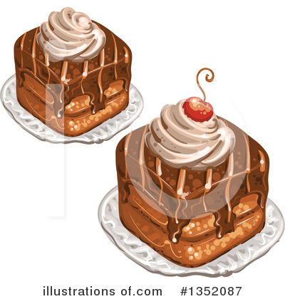 Royalty-Free (RF) Cake Clipart Illustration by merlinul - Stock Sample #1352087