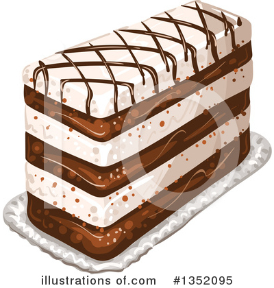 Royalty-Free (RF) Cake Clipart Illustration by merlinul - Stock Sample #1352095