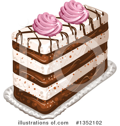 Royalty-Free (RF) Cake Clipart Illustration by merlinul - Stock Sample #1352102