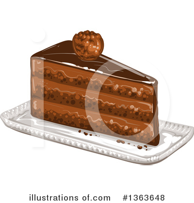 Royalty-Free (RF) Cake Clipart Illustration by merlinul - Stock Sample #1363648