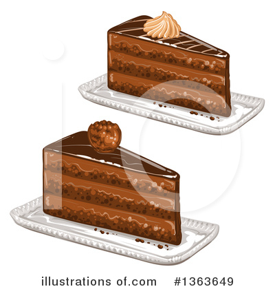 Royalty-Free (RF) Cake Clipart Illustration by merlinul - Stock Sample #1363649