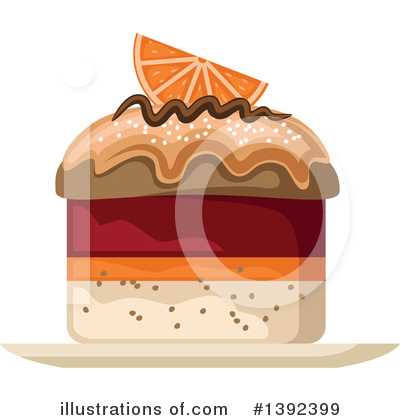 Royalty-Free (RF) Cake Clipart Illustration by Vector Tradition SM - Stock Sample #1392399