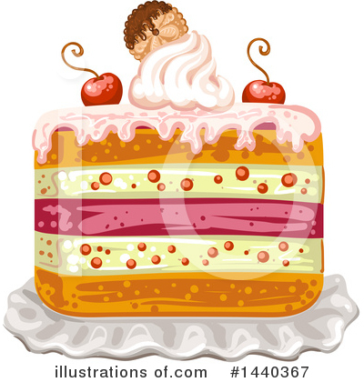 Royalty-Free (RF) Cake Clipart Illustration by merlinul - Stock Sample #1440367