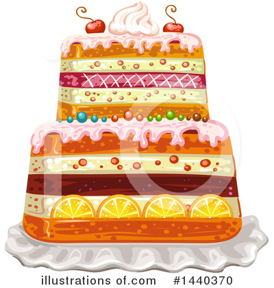 Royalty-Free (RF) Cake Clipart Illustration by merlinul - Stock Sample #1440370