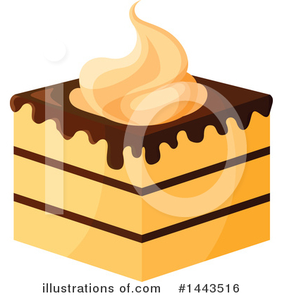 Royalty-Free (RF) Cake Clipart Illustration by Vector Tradition SM - Stock Sample #1443516