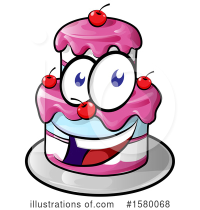 Royalty-Free (RF) Cake Clipart Illustration by Domenico Condello - Stock Sample #1580068
