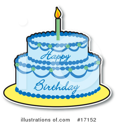 Royalty-Free (RF) Cake Clipart Illustration by Maria Bell - Stock Sample #17152
