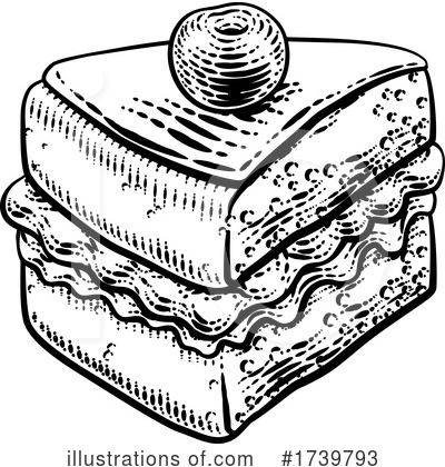 Royalty-Free (RF) Cake Clipart Illustration by AtStockIllustration - Stock Sample #1739793