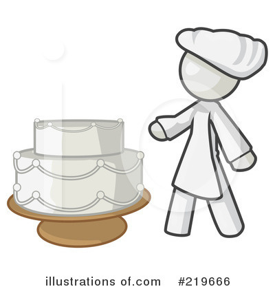 Royalty-Free (RF) Cake Clipart Illustration by Leo Blanchette - Stock Sample #219666